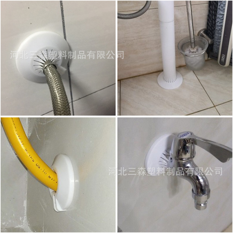Pipe decorative cover heating wall hole cover cover drain faucet water pipe decorative ring PVC decorative ring hole plug cover
