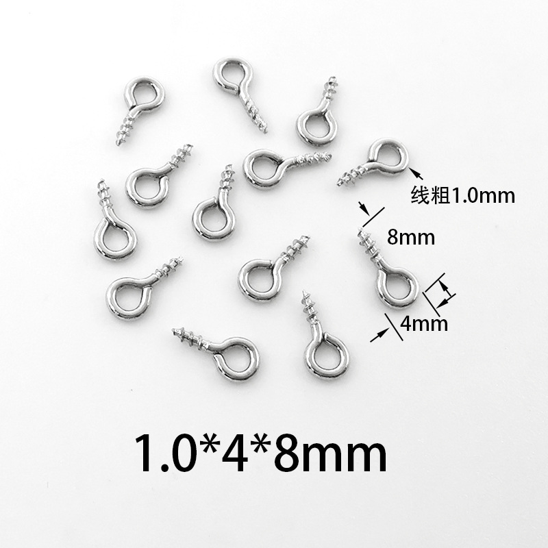 подвеска из нержавеющей стали 304 с овечьим глазом, гладкий овечий ноготь, аксессуары из нержавеющей стали для DIY