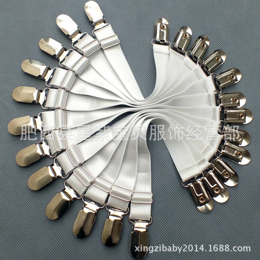 European and American style sexy lingerie two-way duckbill buckle 2cm wide garter sock clip body garment accessories 84