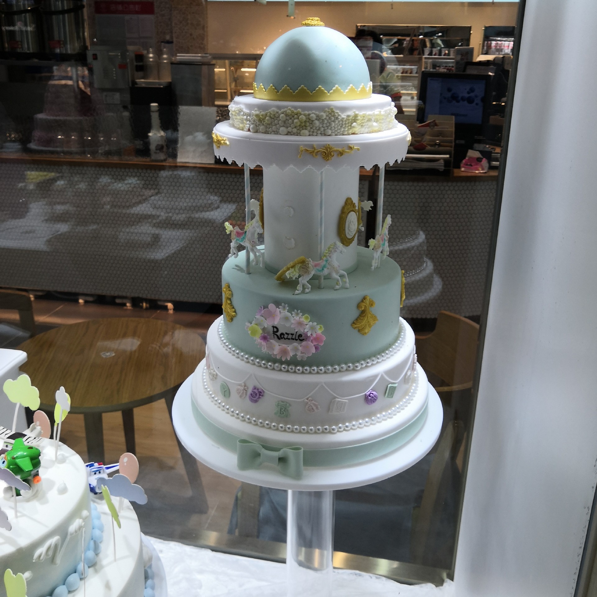 Prosthesis foam cake embryo model round foam fondant decorating baking practice mold factory direct sales