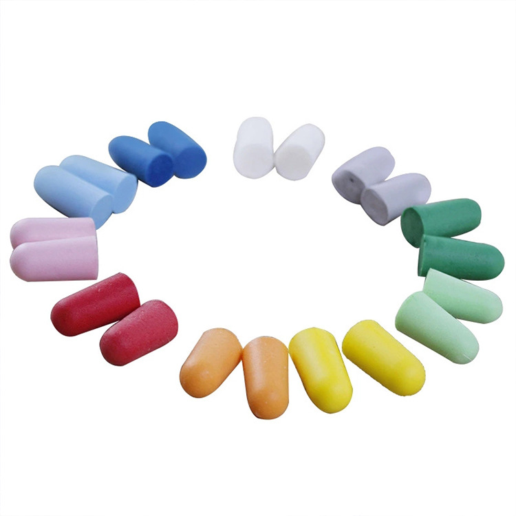 Bagged anti-noise earplugs soundproof pu slow rebound earplugs labor protection earplugs sponge earplugs
