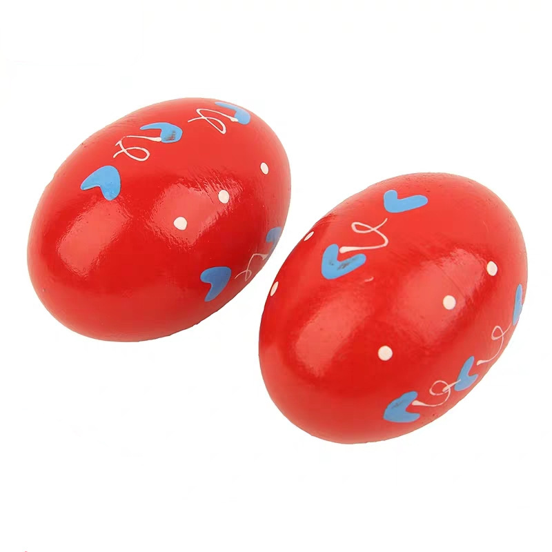 Sand egg Orff music teaching aids kindergarten early education toys children's source factory direct spot wooden sand ball