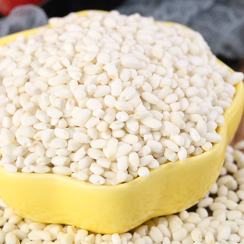 Factory wholesale low temperature baking round glutinous rice grinding raw material rice sticky rice cereals cooked white glutinous rice bulk