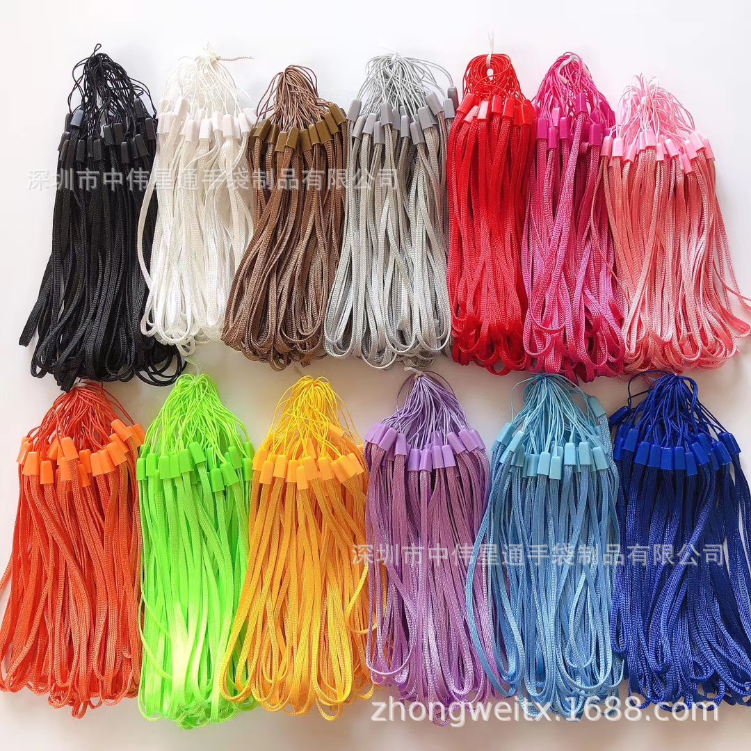 Поставки с фабрики двенадцатицветный пятнистый сосновый веревочный ручной вентилятор шнурок для радиоприемника шнурок для селфи-палки