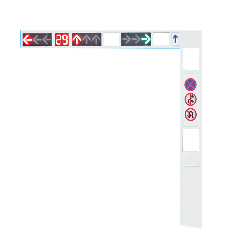 Factory Direct Supply Traffic Road Port L-Shaped T-Shaped Signal Light Pole Road Warning Led Indicator Light Safety Traffic Light Pole
