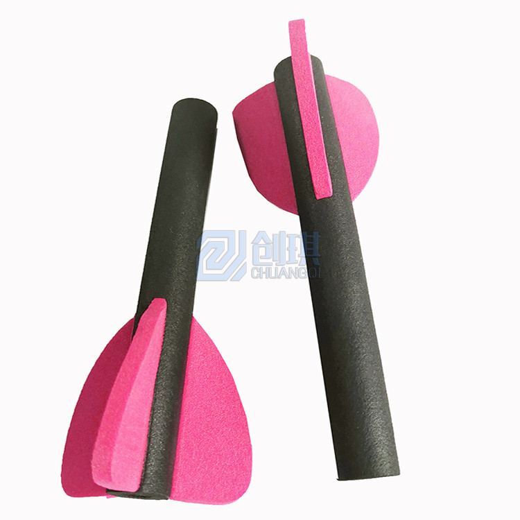 Eva Tail Inflatable Ejection Pearl Cotton Darts Foreign Missile Ball Tail Epe Sponge Rocket Toy Manufacturer
