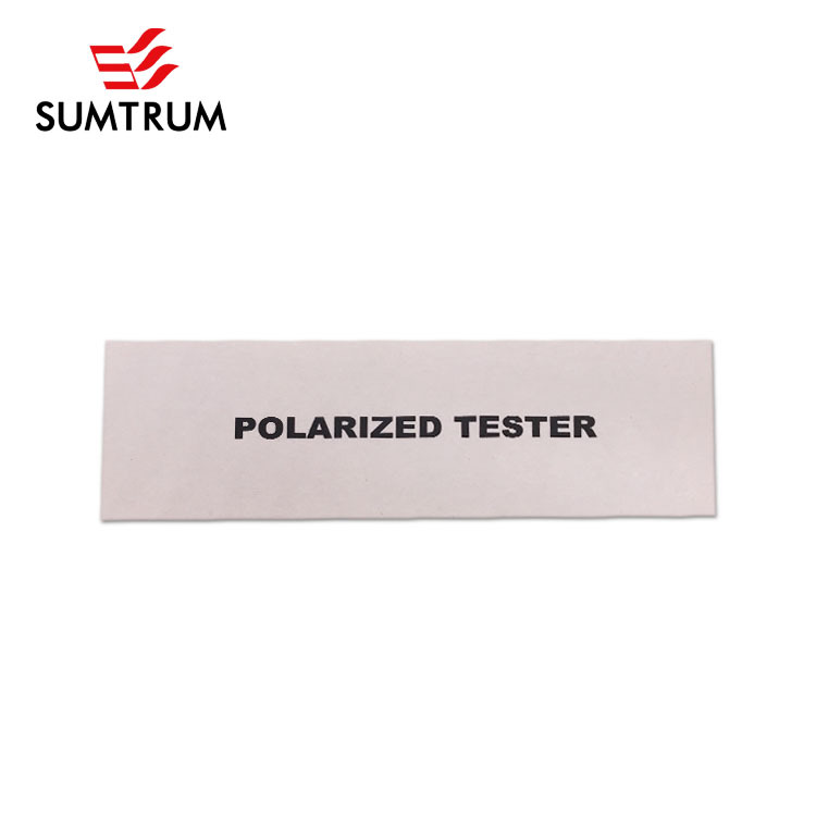 Design custom polarized test piece personalized rainbow color Polaroid test paper card glasses accessories polarized glasses