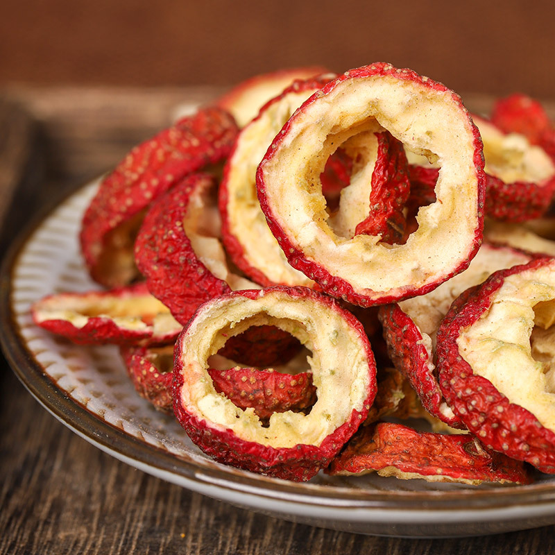 Dried Hawthorn New Arrival Chinese Medicinal Materials in Bulk 500g Hawthorn Circle Non-Smoked Nucleic Acid Plum Soup Raw Materials Hawthorn Slices Wholesale