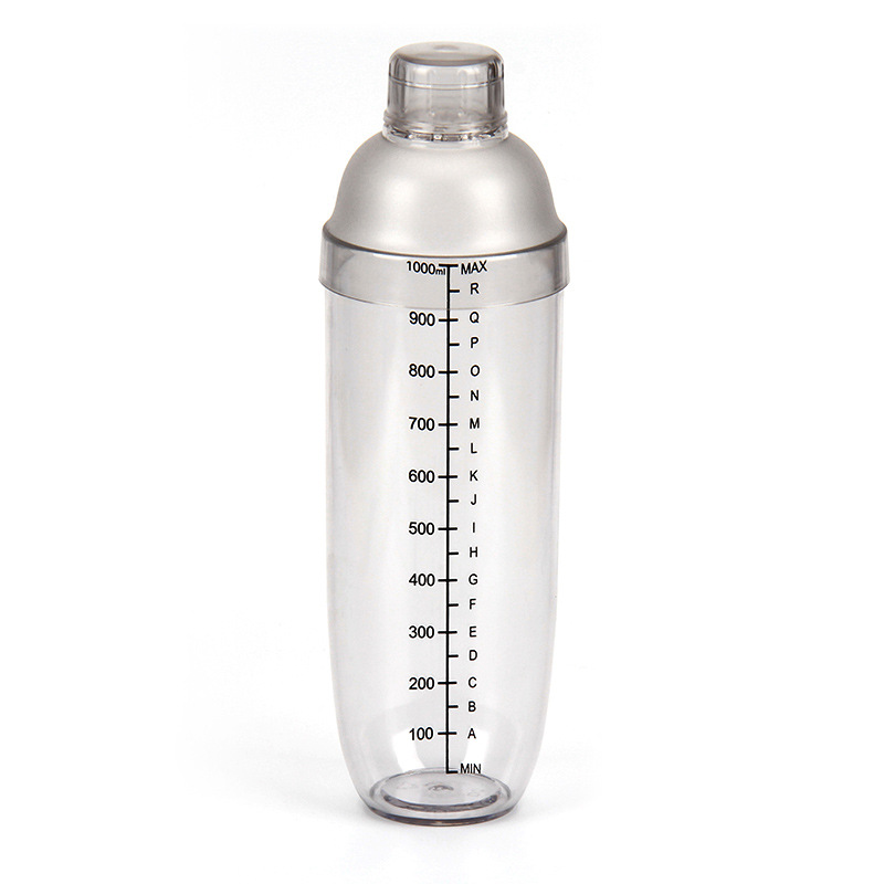 Customized Thickeneded Food Grade Pc Shaker Cup Milk Tea Shop Hand-Made Lemon Hand Shaker Shaker Bar Mixer