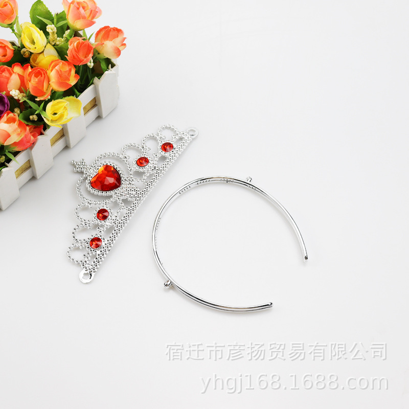 Factory direct children's crown headband plastic headband magic wand binary jewelry wholesale Princess headdress hair accessories