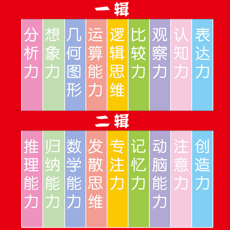 Children's Whole Brain Development Stickers Baby Concentration Training Educational Toys Early Education Enlightenment Sticker Book 3-6 Years Old