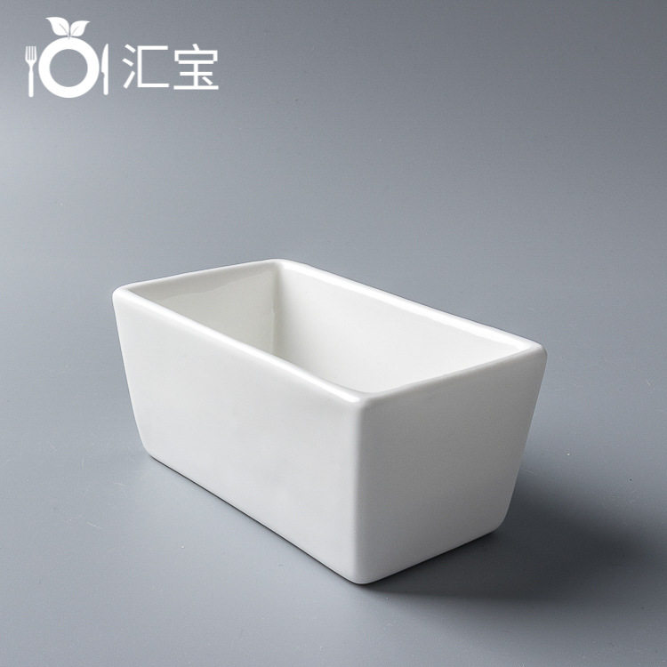 Креативная плоская прямоугольная чаша, оптовая продажа, 4.25 дюйма, 150 мл