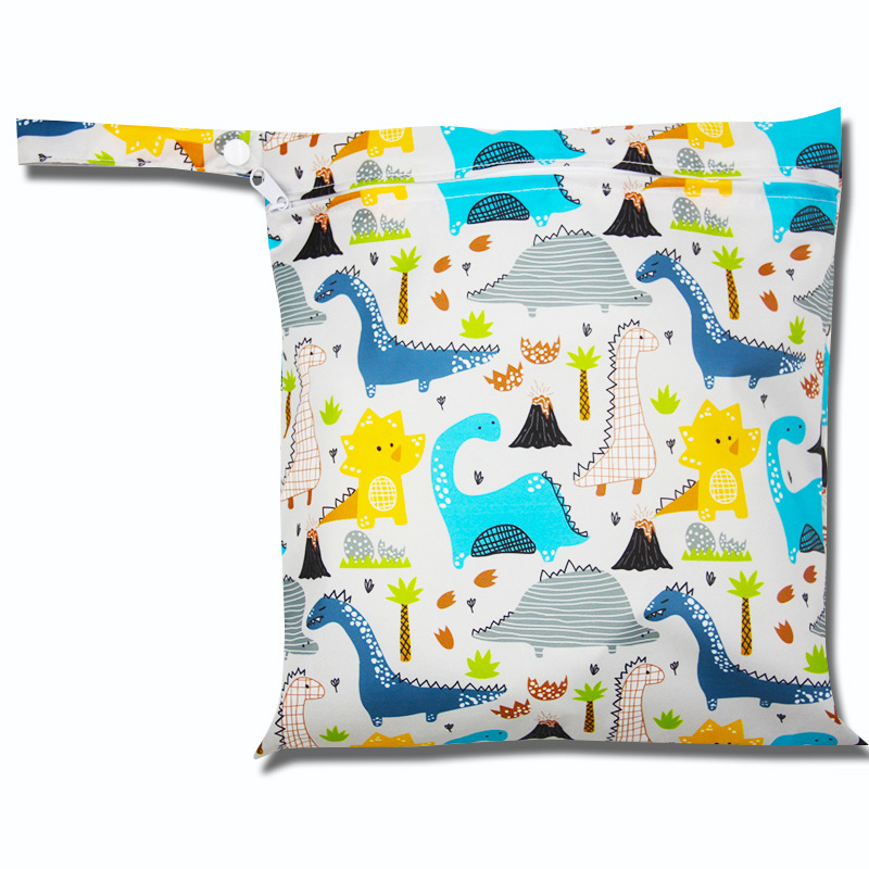 Waterproof Diaper Bag Baby Portable Out Mummy Bag Diaper Storage Bag Baby Cart Hanging Bag Zipper Cosmetic Bag