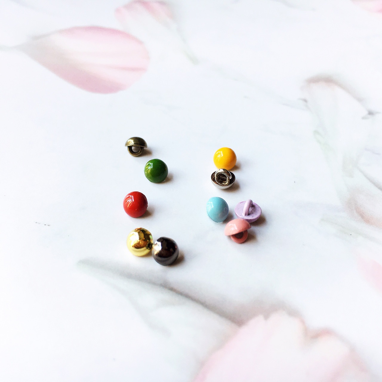 4mm Mini Button Mushroom Button Small BJD Doll Ob11 Small Cloth Doll Button DIY Accessories