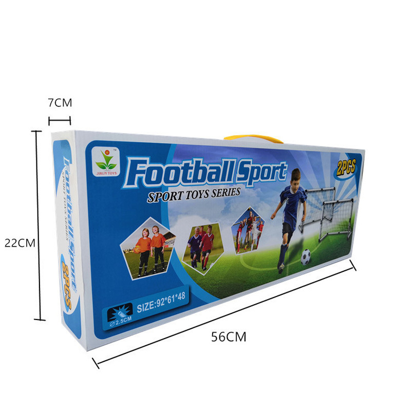 Cross-Border Children's Plastic Football Goal Indoor and Outdoor Sports Toy Large Two-In-One Simple Portable Football Goal
