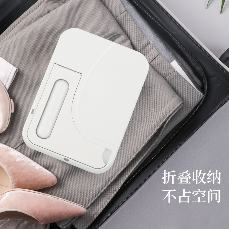 LED Desktop Makeup Mirror Internet Celebrity Folding Portable Small Mirror with Light Supplements Desktop Small Makeup Mirror Student Mirror