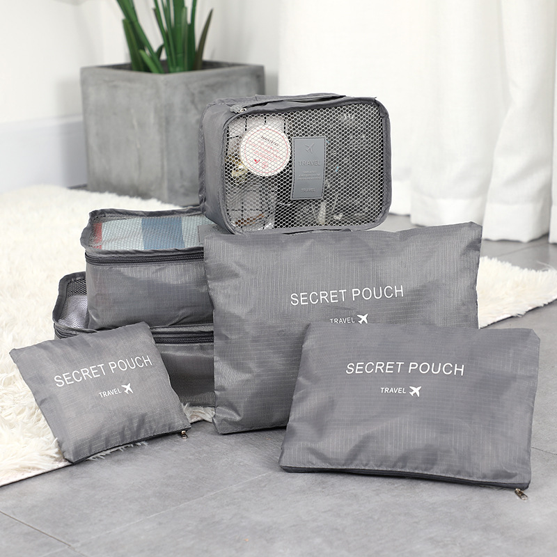 Фабричный заказной оптовый дорожный органайзер, шесть сумок для хранения, комплект из 6 предметов