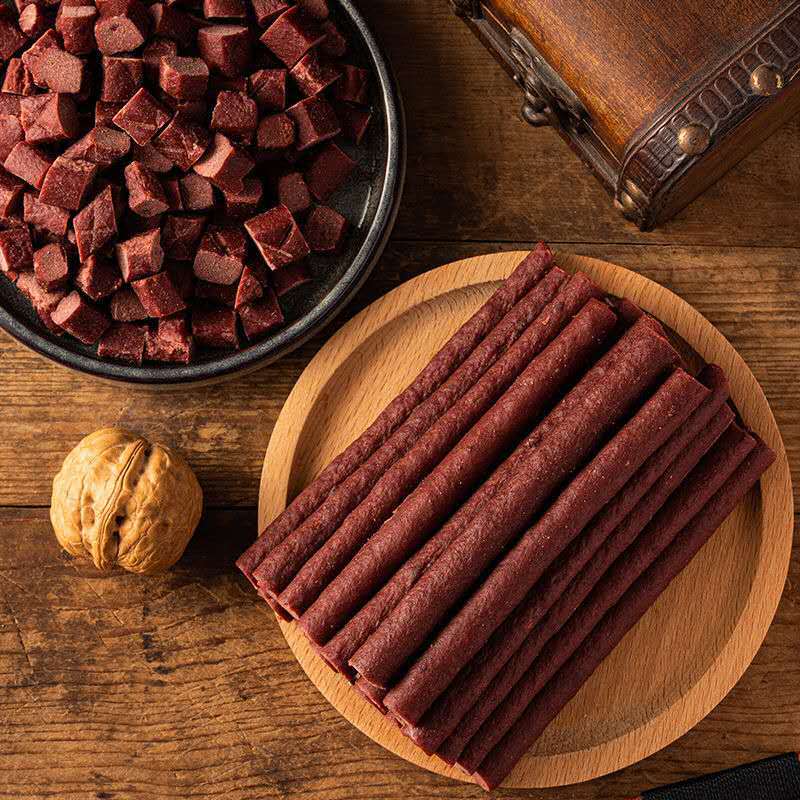Dog snacks beef grain beef bar 500g beef stick pet Teddy golden retriever training reward factory wholesale