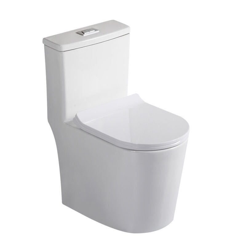 Toilet Small Apartment Silent Household Siphon Large Diameter Hotel Short Ceramic Toilet Rental Apartment Toilet