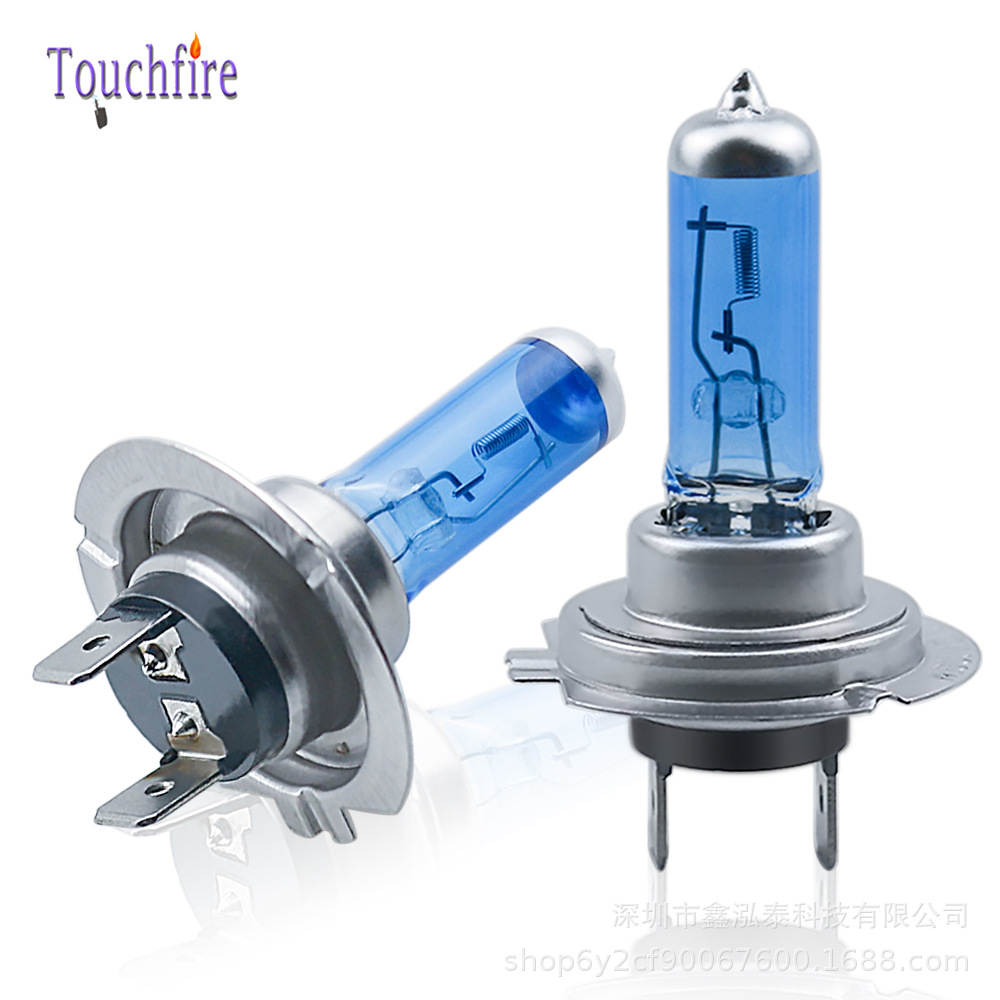 Factory direct car halogen lamp H7 12V100W ultra-white front fog lamp bulb high beam low beam