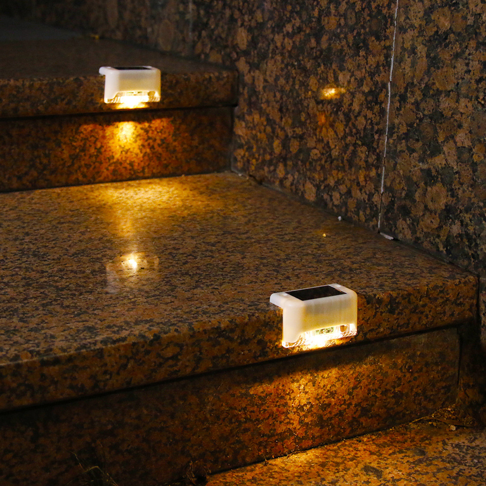 Hot sale solar light 1LED wall light outdoor garden wall light Fence Light landscape courtyard solar stair light