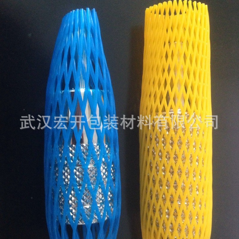 Factory Direct Supply of Plastic Protective Mesh Sleeves, Precision Parts, Glass Bottles, Threaded Metal Shaft Packaging.