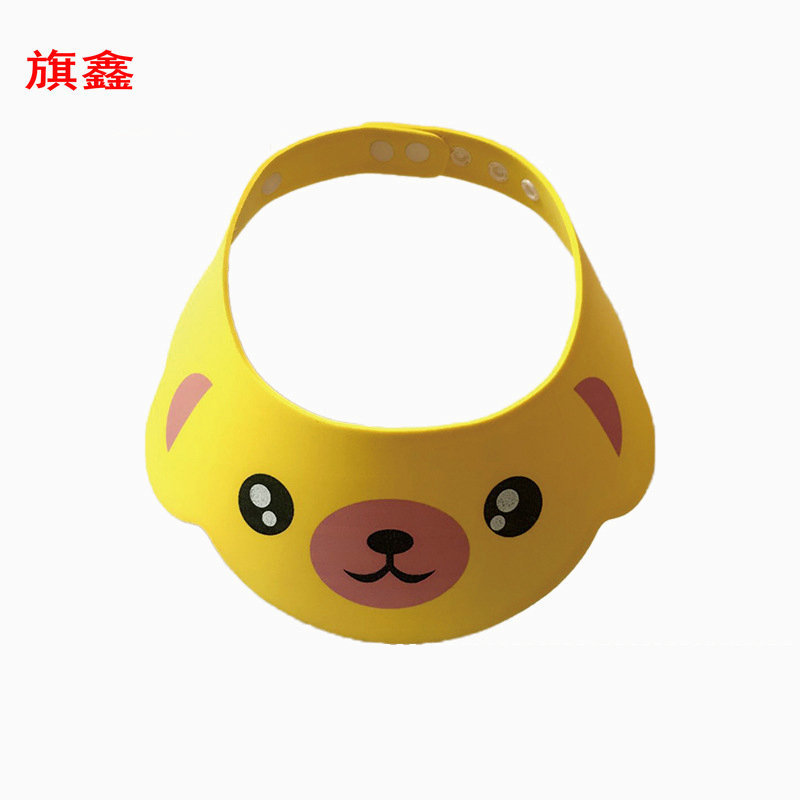 Source factory kids shampoo cap thickened children shampoo cap four adjustable baby shower cap baby supplies