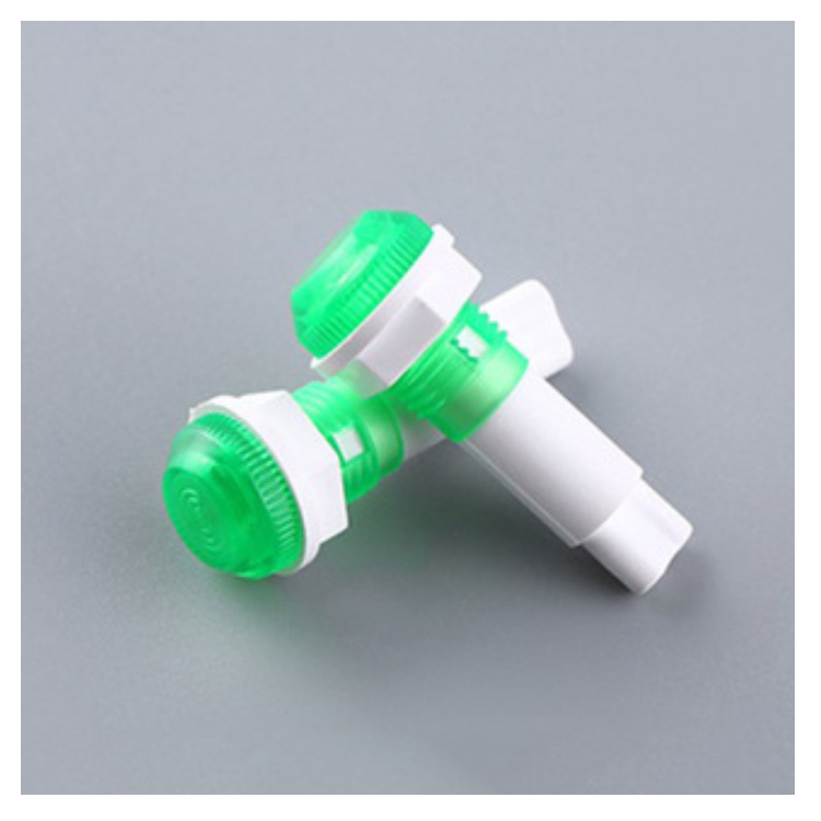 DC12V round signal lamp shell 10-6 red blue green high gloss injection AC220V indicator lamp shell wholesale