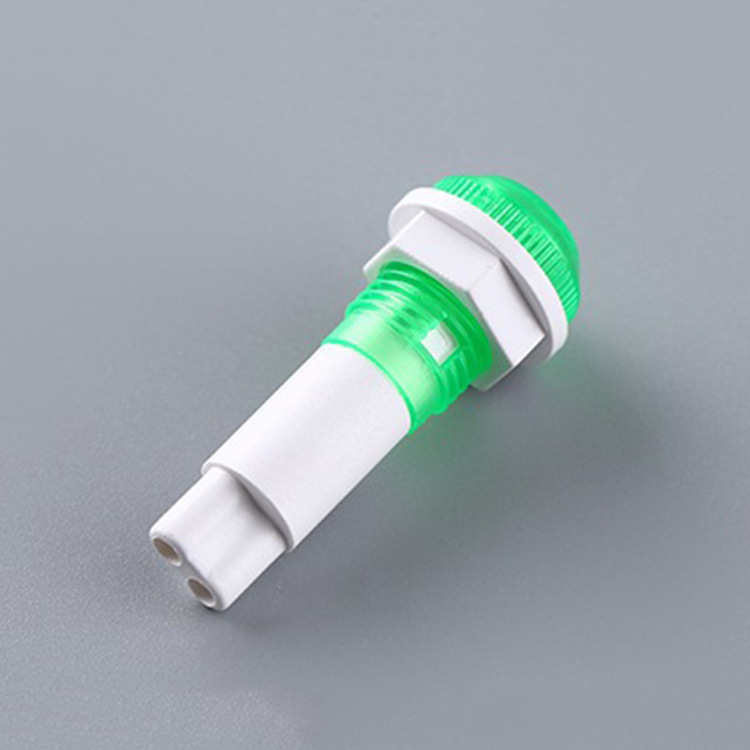 DC12V round signal lamp shell 10-6 red blue green high gloss injection AC220V indicator lamp shell wholesale