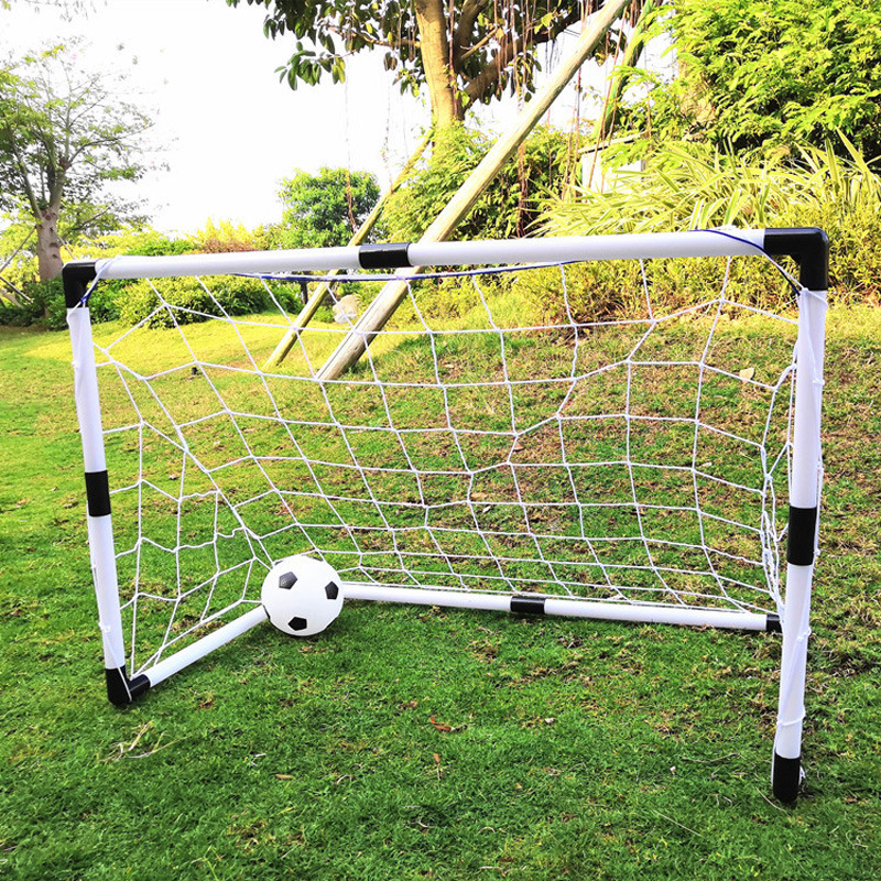 Cross-Border Children's Plastic Football Goal Indoor and Outdoor Sports Toy Large Two-In-One Simple Portable Football Goal