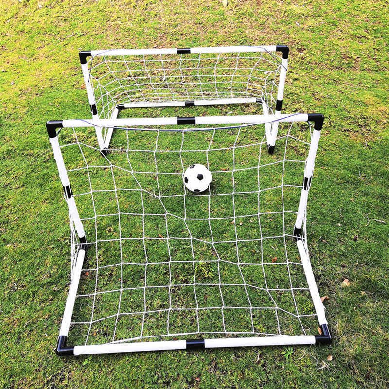 Cross-Border Children's Plastic Football Goal Indoor and Outdoor Sports Toy Large Two-In-One Simple Portable Football Goal