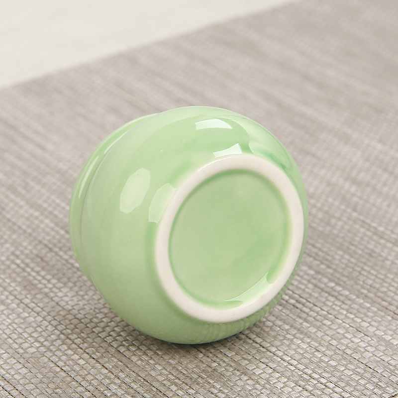 Factory Straight Mini Ceramic Small Tea Jar Rouge Jar Antique Fragrance Paste Sealed Jar Fragrance Powder Jar Medicinal Paste Jar