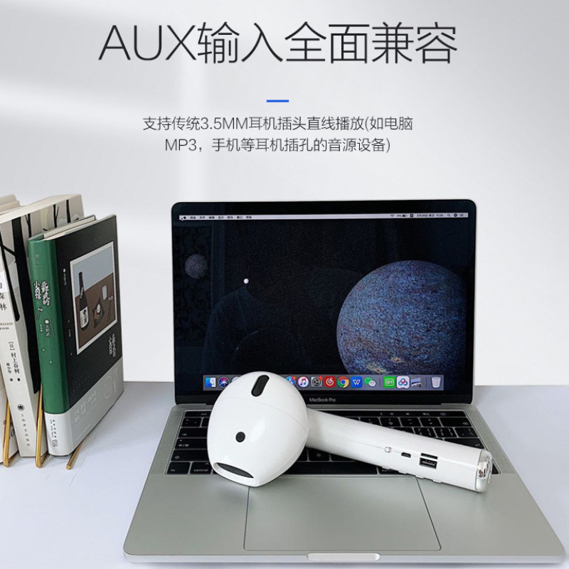 Douyin's Popular Super Large Giant Headphone Speaker Large Apple Second Generation Tws Macaron Headphone Bluetooth Speaker