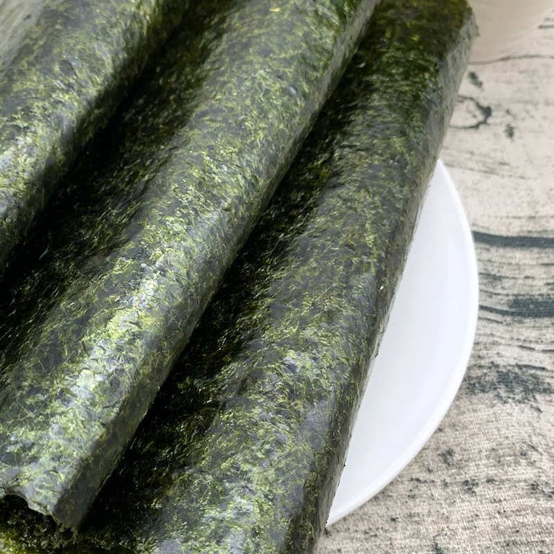 10 Pieces of Sushi Seaweed Roasted Full-Type Seaweed Rice Multi-Grade Seaweed Hand-Rolled Sushi Cooking Dumplings Seaweed Commercial