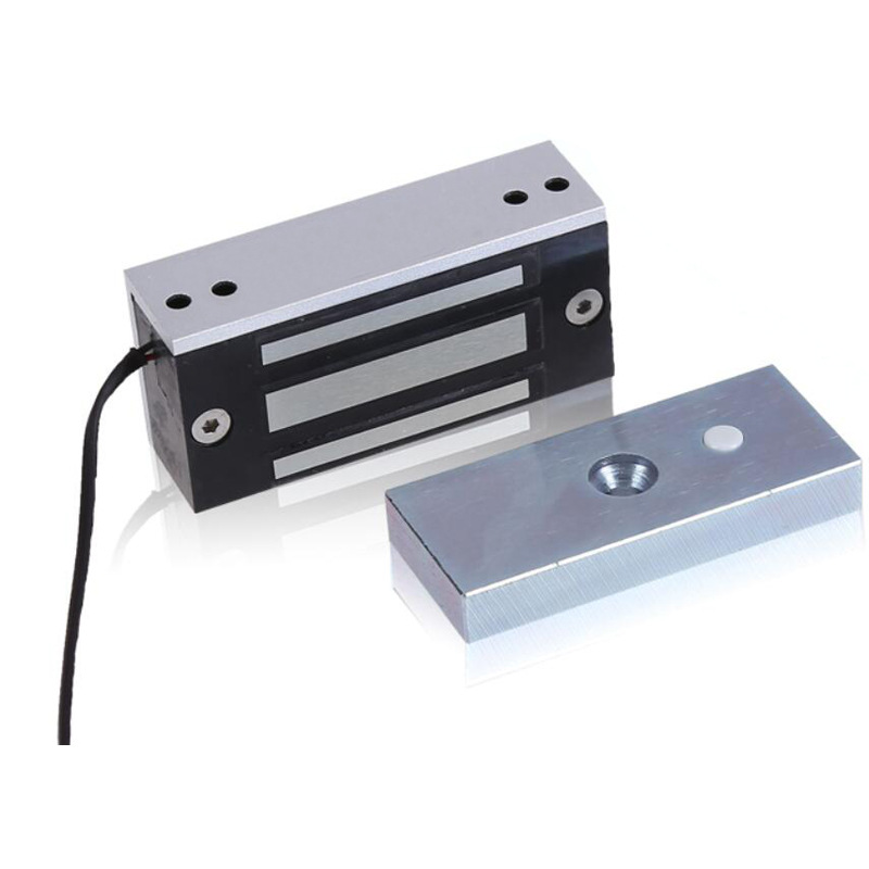 Factory Direct Electronic Access Control mini magnetic lock 60KG small magnetic lock 12V cabinet door and window magnetic lock