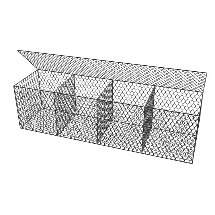 Factory wholesale river retaining wall electric welding gabion cage cage water conservancy flood control lead wire plastic gabion mesh box