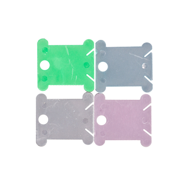 Cross-Stitch Thread Winding Board Embroider Thread Residual Thread Management Board Embroider Tool Accessories Plastic Transparent Winding Board Handmade