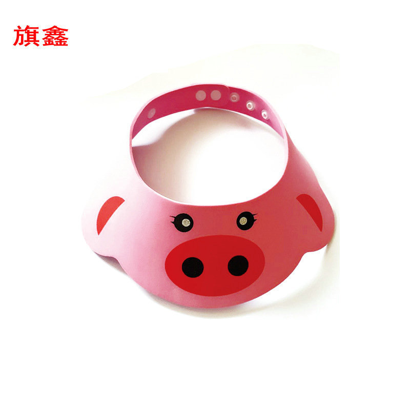 Source factory kids shampoo cap thickened children shampoo cap four adjustable baby shower cap baby supplies