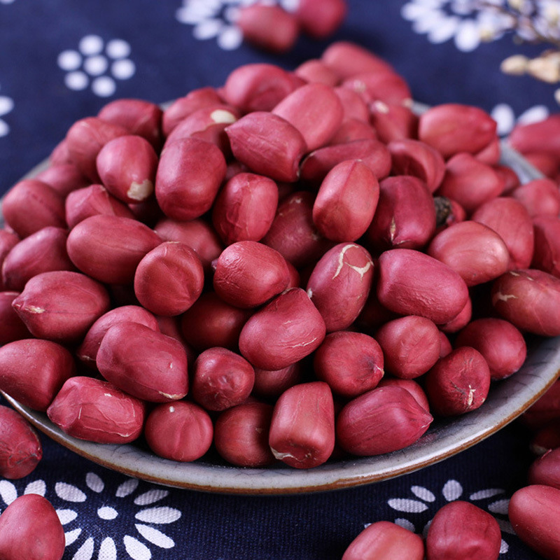 Yunnan Red-Skinned Peanuts, New Goods, Farm-Produced Small-Capsulesed Red-Coated Raw Peanuts, Four-Capsulesed Red 500g Wholesale Delivery