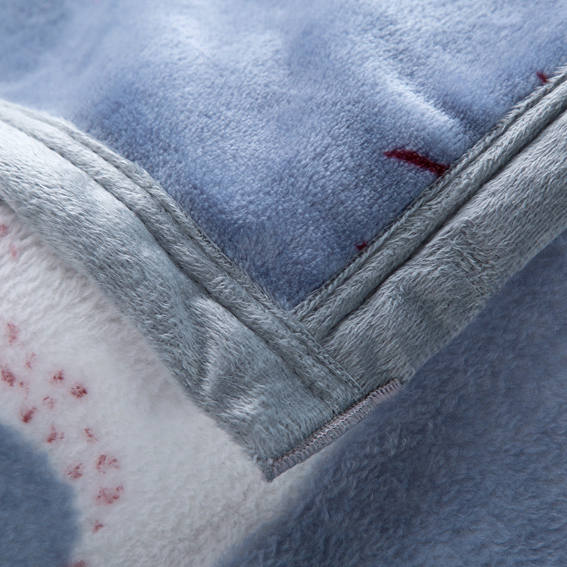 Blanket Foreign Trade Coral Fleece Flannel Opening Gift Pure Color Blanket Children's Blanket Pet Blanket Factory Wholesale