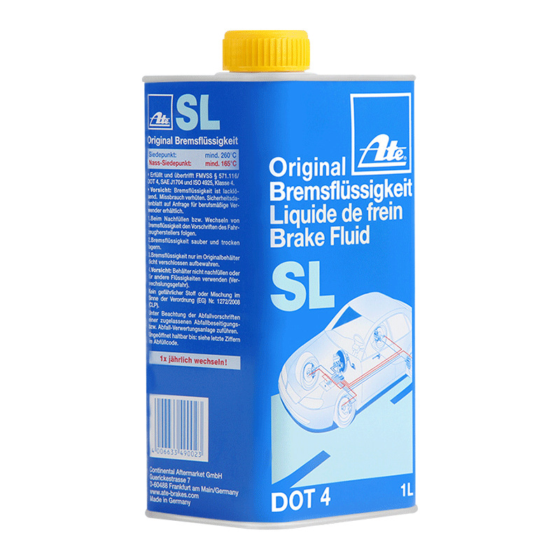 Germany imported ATE brake oil DOT4 fully synthetic SL brake fluid brake fluid automobile motorcycle universal 1L