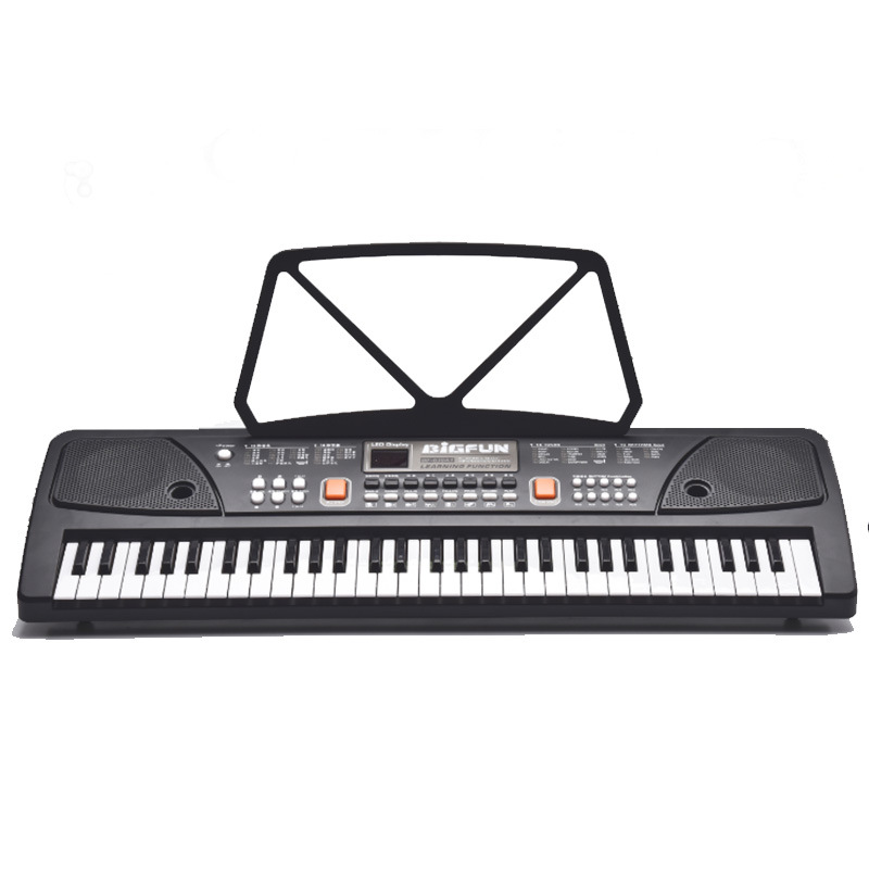 Bigfun Digital Keyboard Cross-Border Amazon 37 Keys 61 Keys Piano Kidsren's Toys with Microphone Music Gift