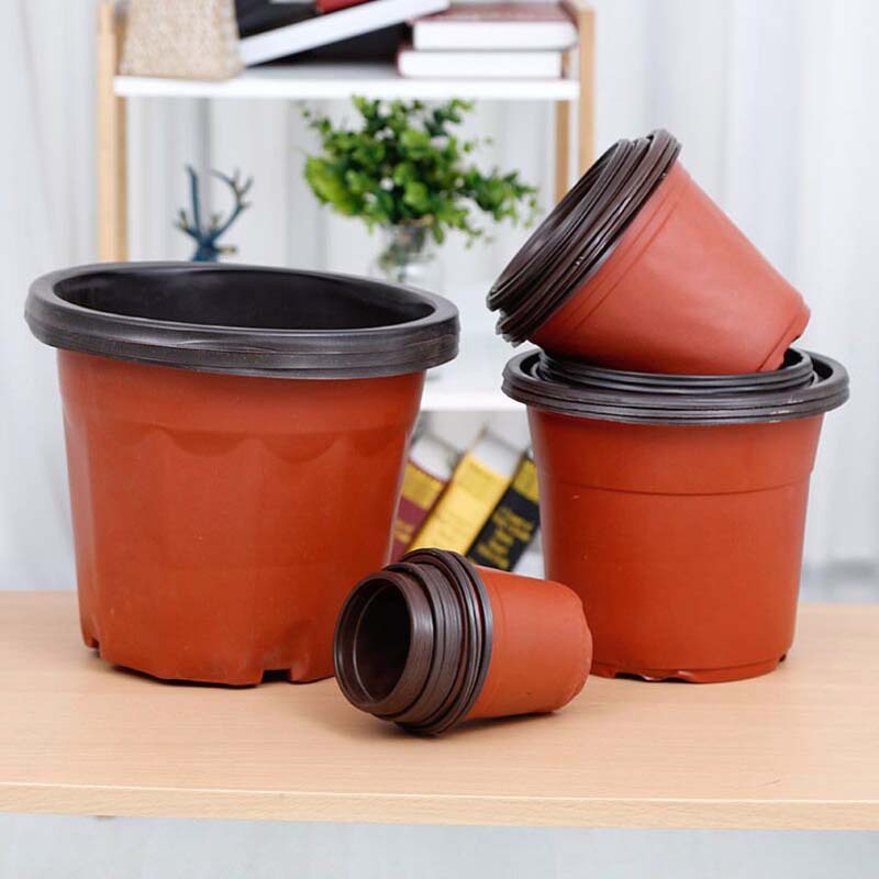 Two-color flowerpot planting seedling nutrition bowl factory batch flower base nursery disposable thickened two-color seedling pot