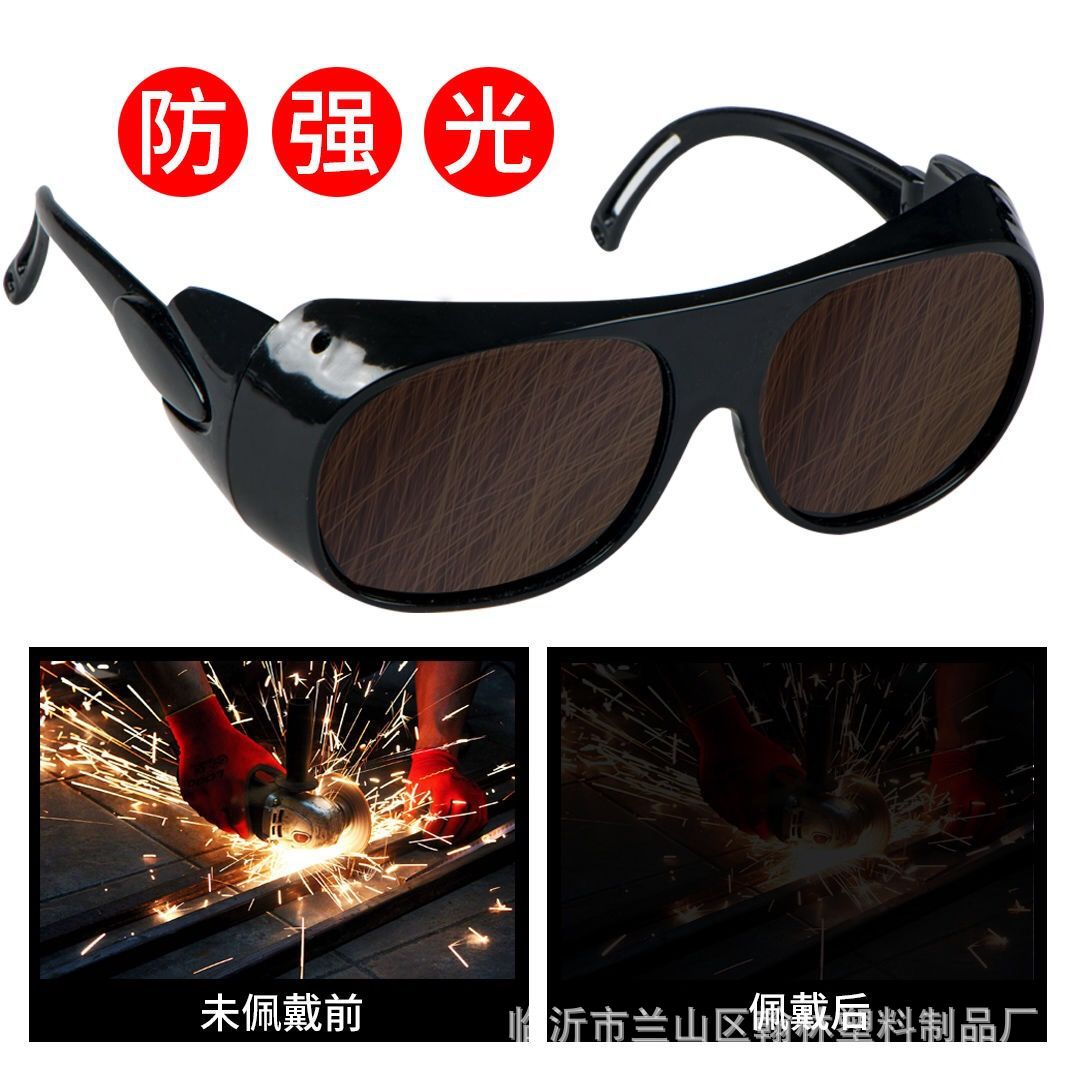 [Factory] 2010 Welding Glasses Protective Glasses Shock-proof Goggles Welder Welding Dust-proof Glasses Goggles