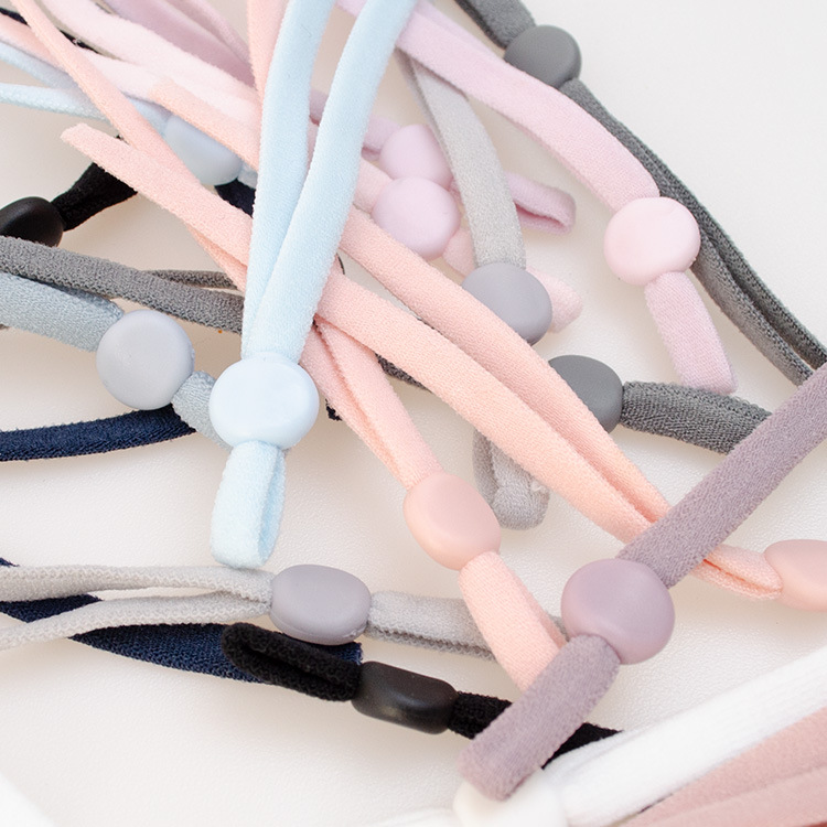 45 color spot mask rope color elastic band adjustable ear rope 5mm ear band Small package mask extension rope
