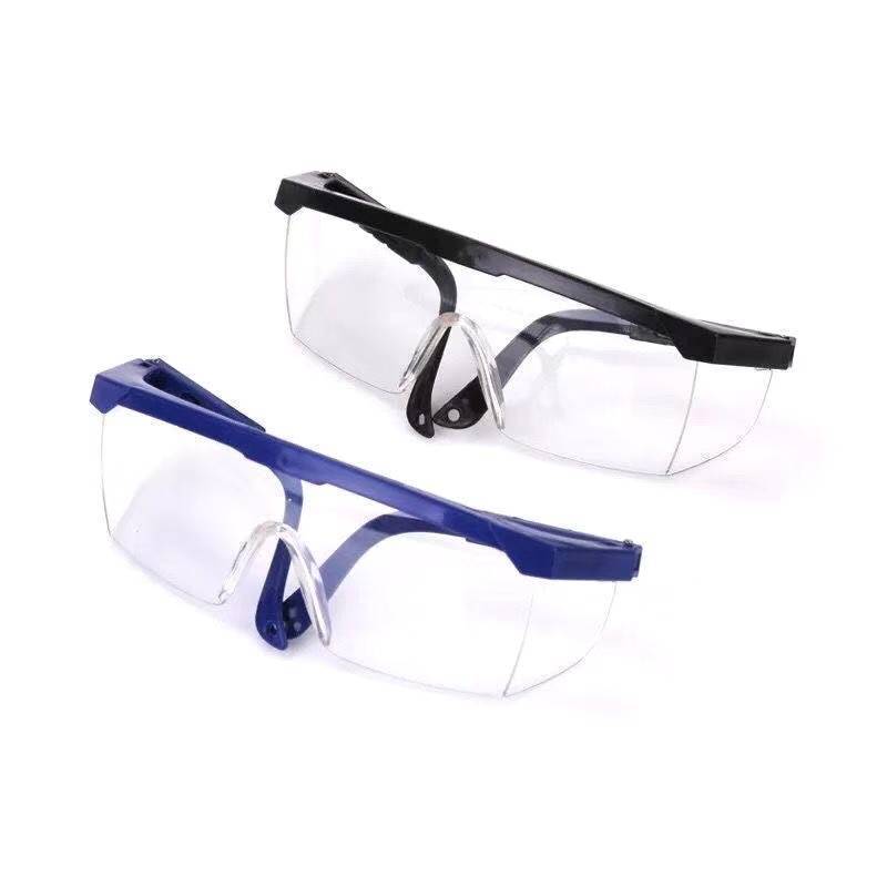 [Factory] blue and white frame telescopic leg welding glasses protective glasses anti-impact goggles goggles dustproof riding