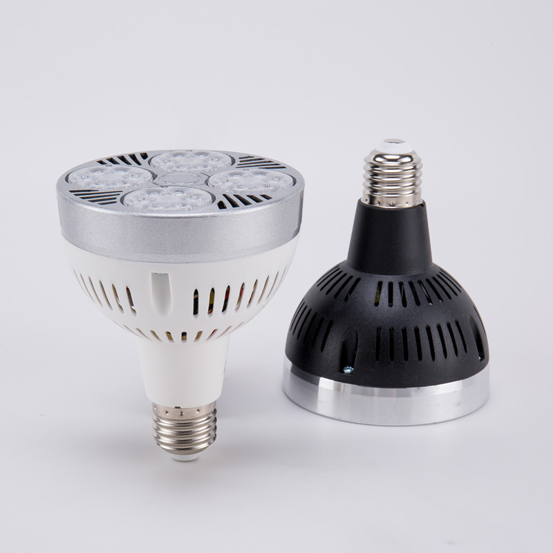 Led Spotlight Par30 Track Spotlight Bulb 110V Fully Wide Voltage 35W45W Light Source E27 Screw Flap Wick