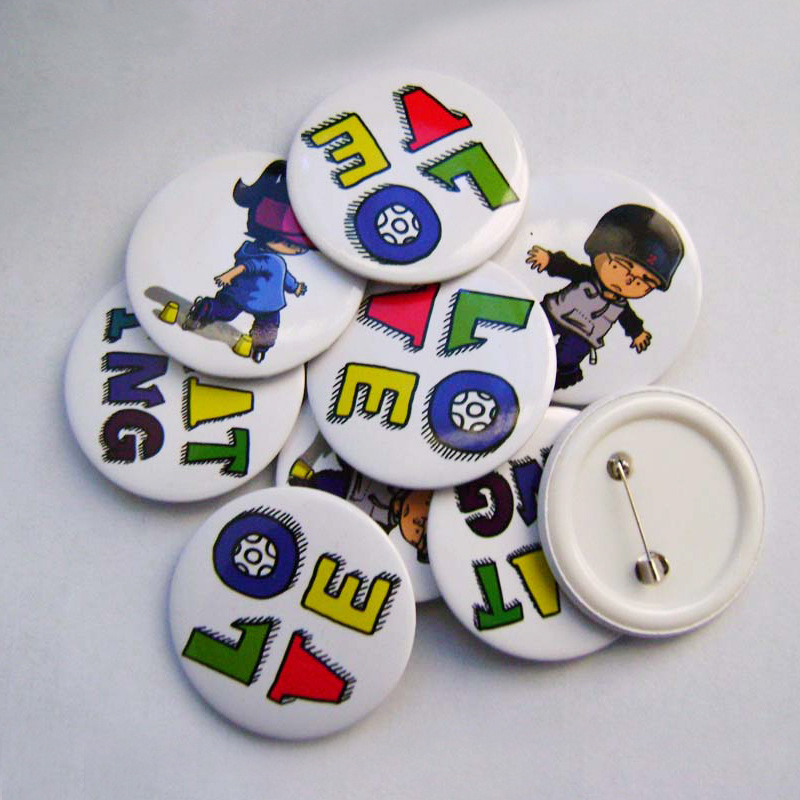 Various Specifications of Badges, Tinplate Badges, Brooches, Personalized Logo Cartoon Badges, Double Flash Barks, Production