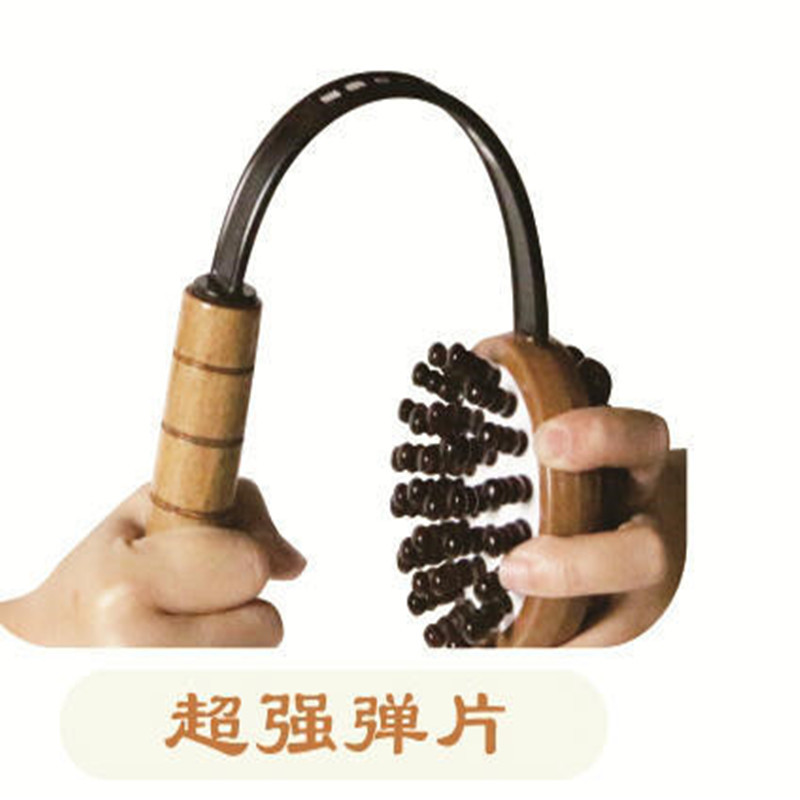 Promise E E-Commerce quality high-quality solid wood massage hammer double-sided hammer hand-held massage stick knock back massager