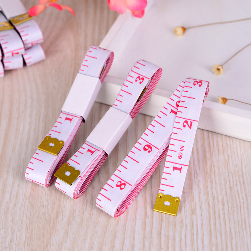 Factory Direct sales 1.5 m tape ruler three circumference ruler meter ruler in stock supply clothing tailor soft ruler chest circumference waist ruler